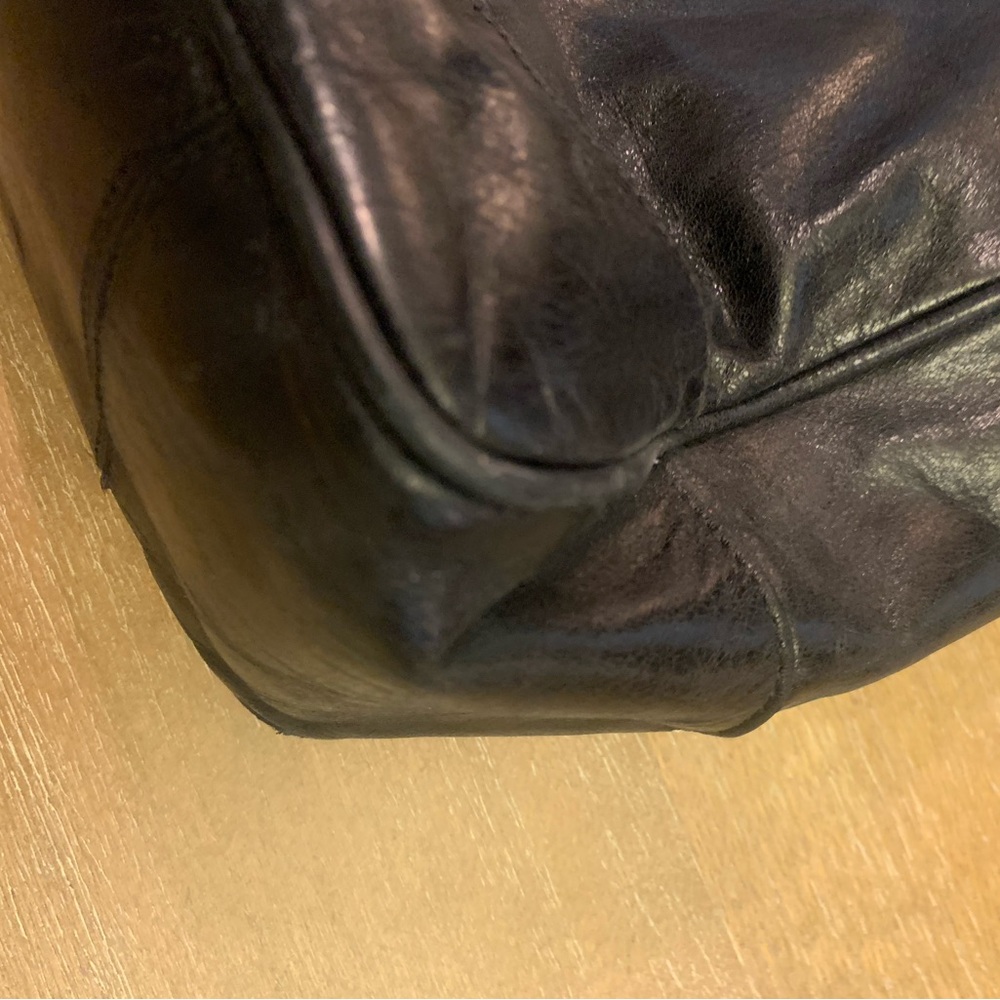 Black  Poppy Coach Camelia Bag - Picture 7 of 13